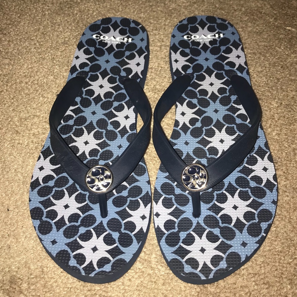 Coach flip flops